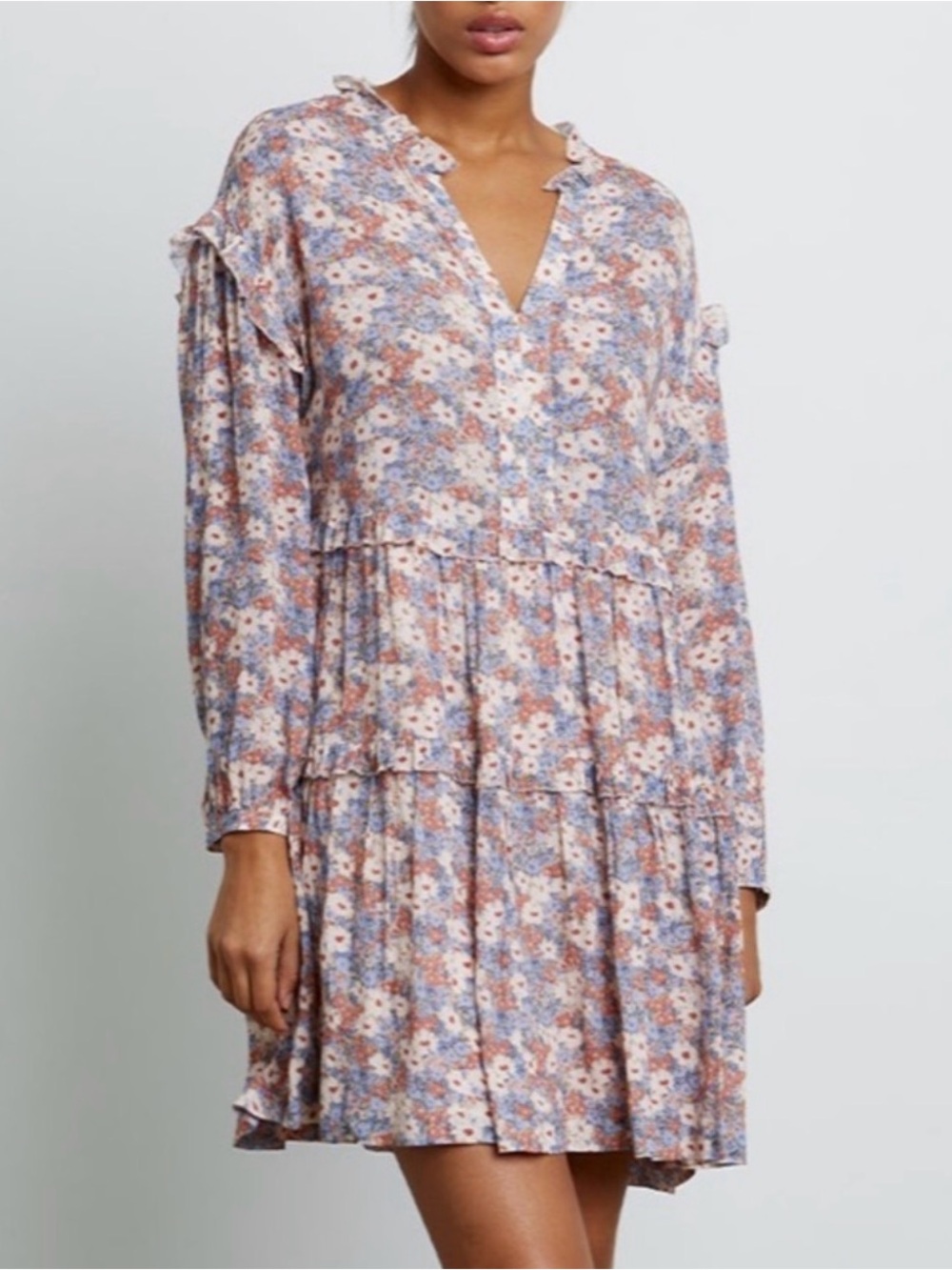 Rails Poppie Dress in Pink Jasmine Floral - Small